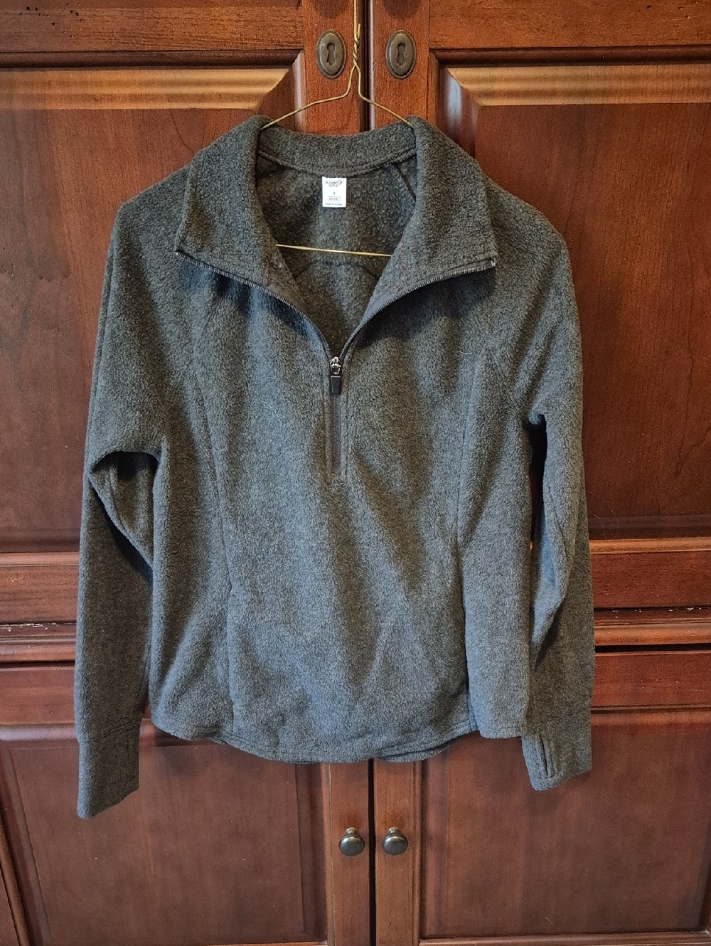 Old NAVY Quarter-Zip Fleece Pullover - Gray